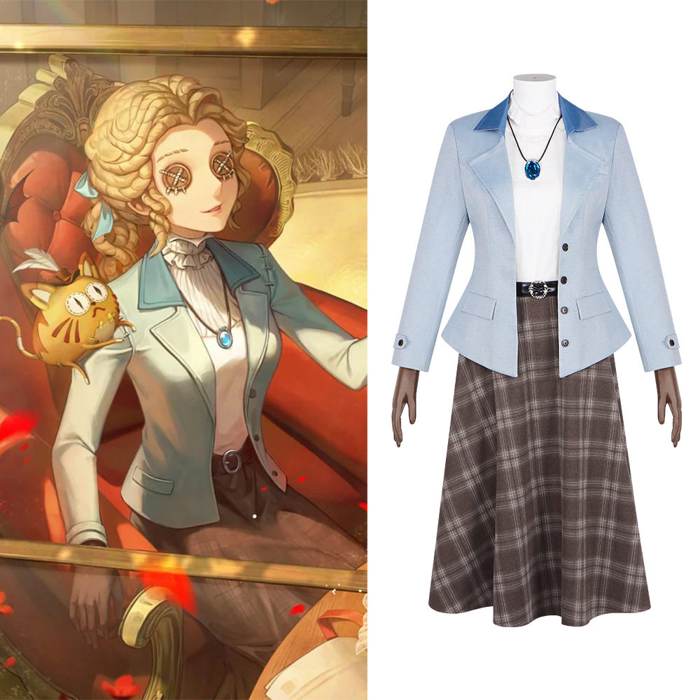 第五人格cos服记者爱丽丝德罗斯套装cosplay万圣节游戏舞台表演服