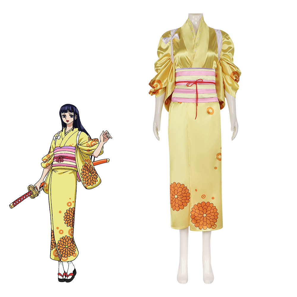 海贼王cos服 和之国 小菊 阿菊cosplay服和服菊之丞日式和风服饰