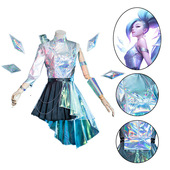 LOL英雄联盟萨勒芬妮cos服kda镭射seraphine皮肤cosplay女装