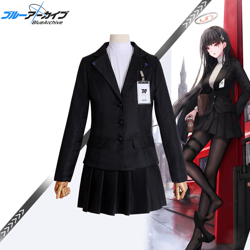 蔚蓝档案BlueArchive调月莉音cosplay动漫服装万圣节服饰jk制服