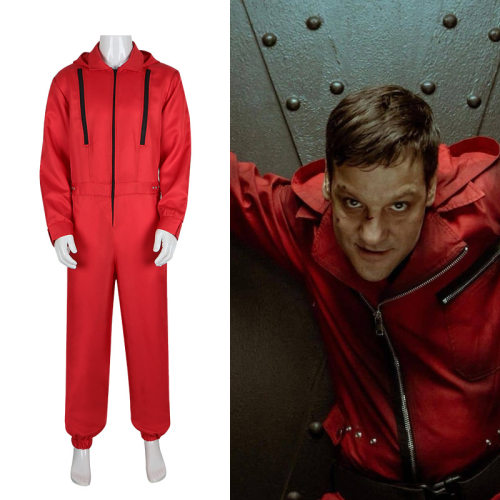 纸钞屋cosplay达利连体衣la casa de papel西班牙电影小丑cos服装