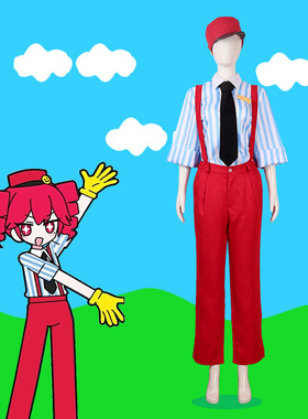 催眠术重音cos服装催眠师MV初音重音万圣节服饰Teto服带帽子