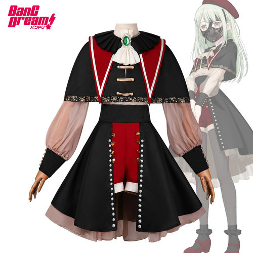 BanG Dream! Ave Mujica二次元动漫衣服若叶睦cosplay服装演出服