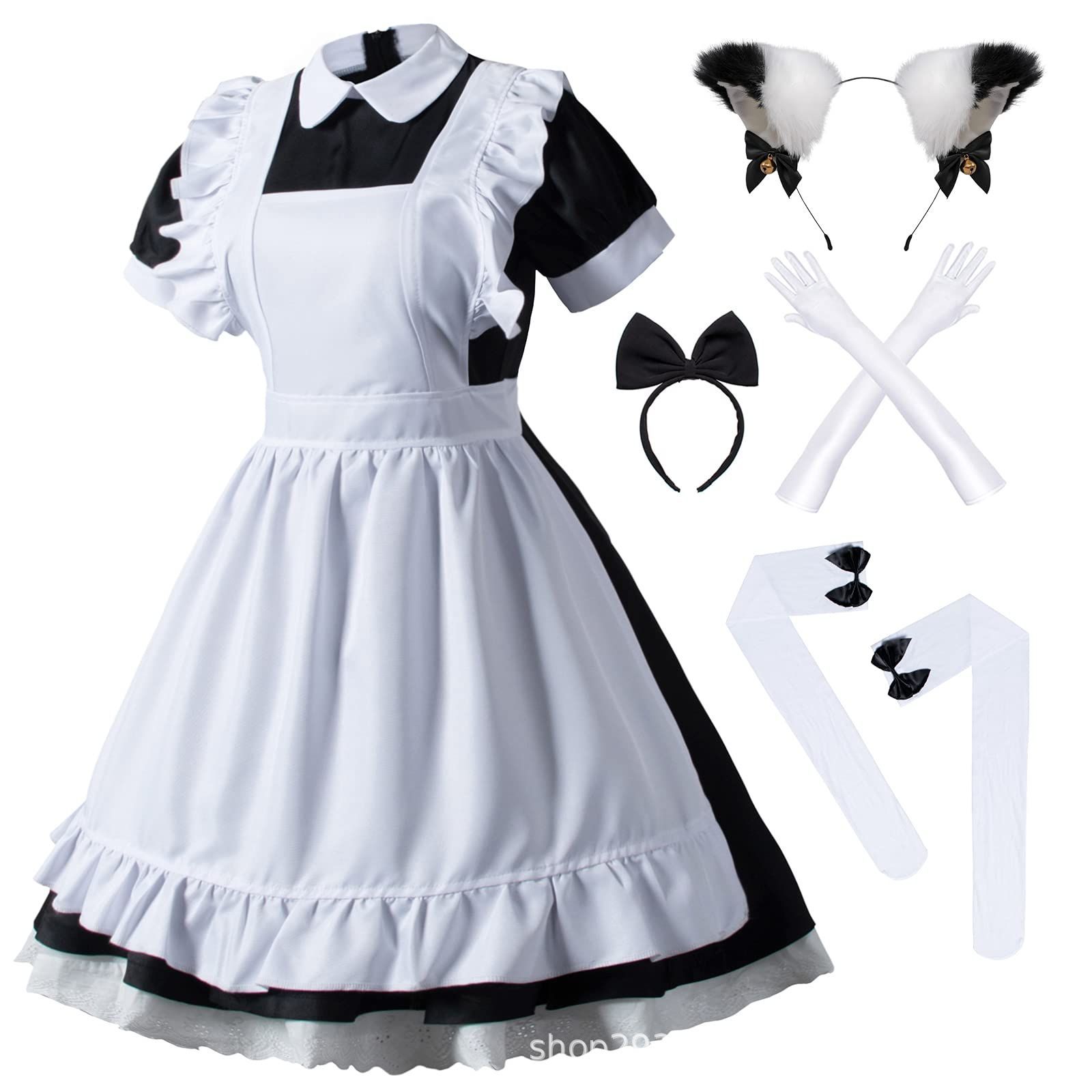 轻音少女服装洛丽塔女仆装play角色扮演演出服Lolita女装