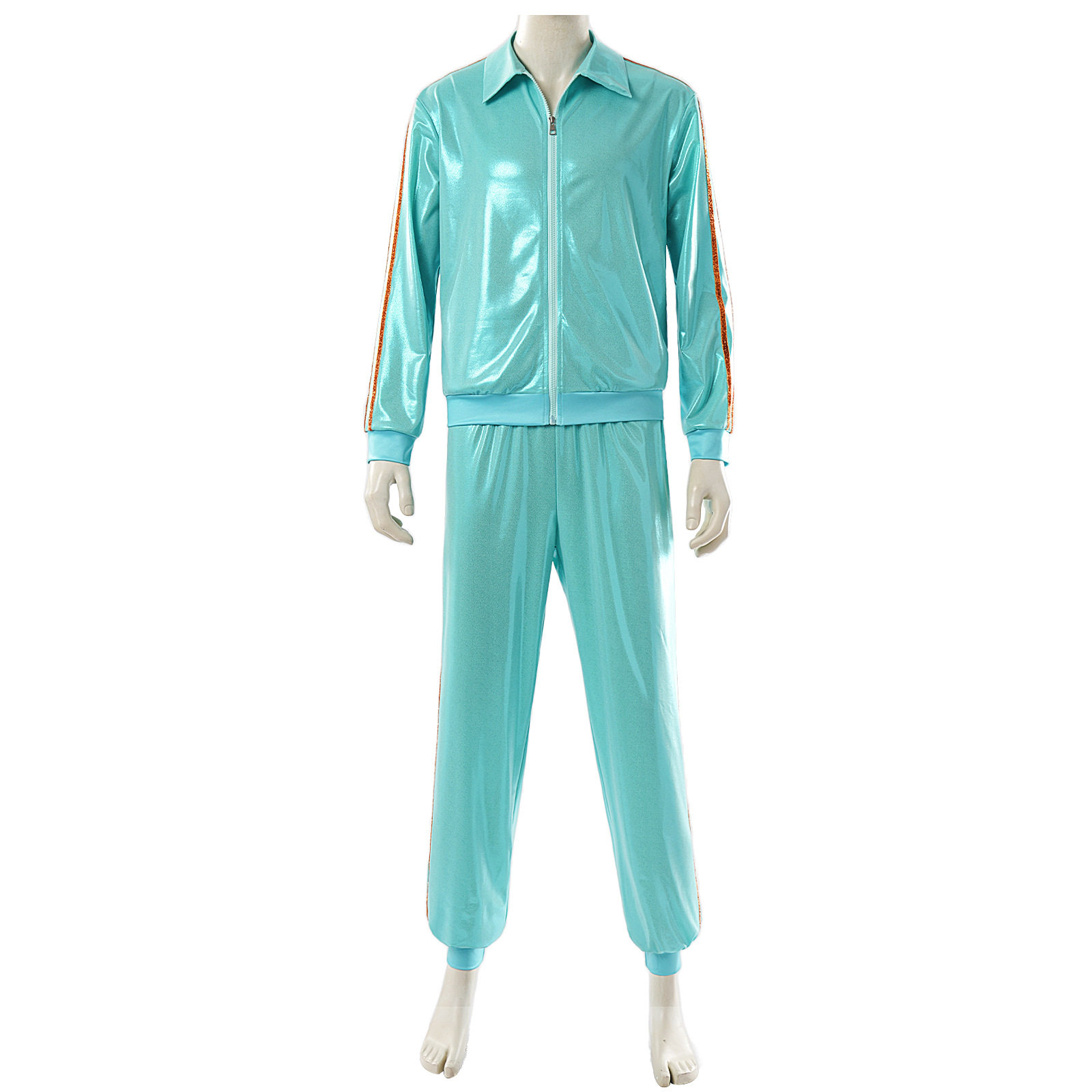 万圣节服装新款霉霉mv同款绿色亮片运动服装cos服跨境货