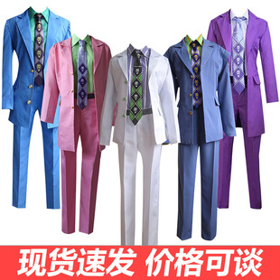 JOJO的奇妙冒险cos服新不灭钻石川尻吉影吉良吉影cosplay动漫服装