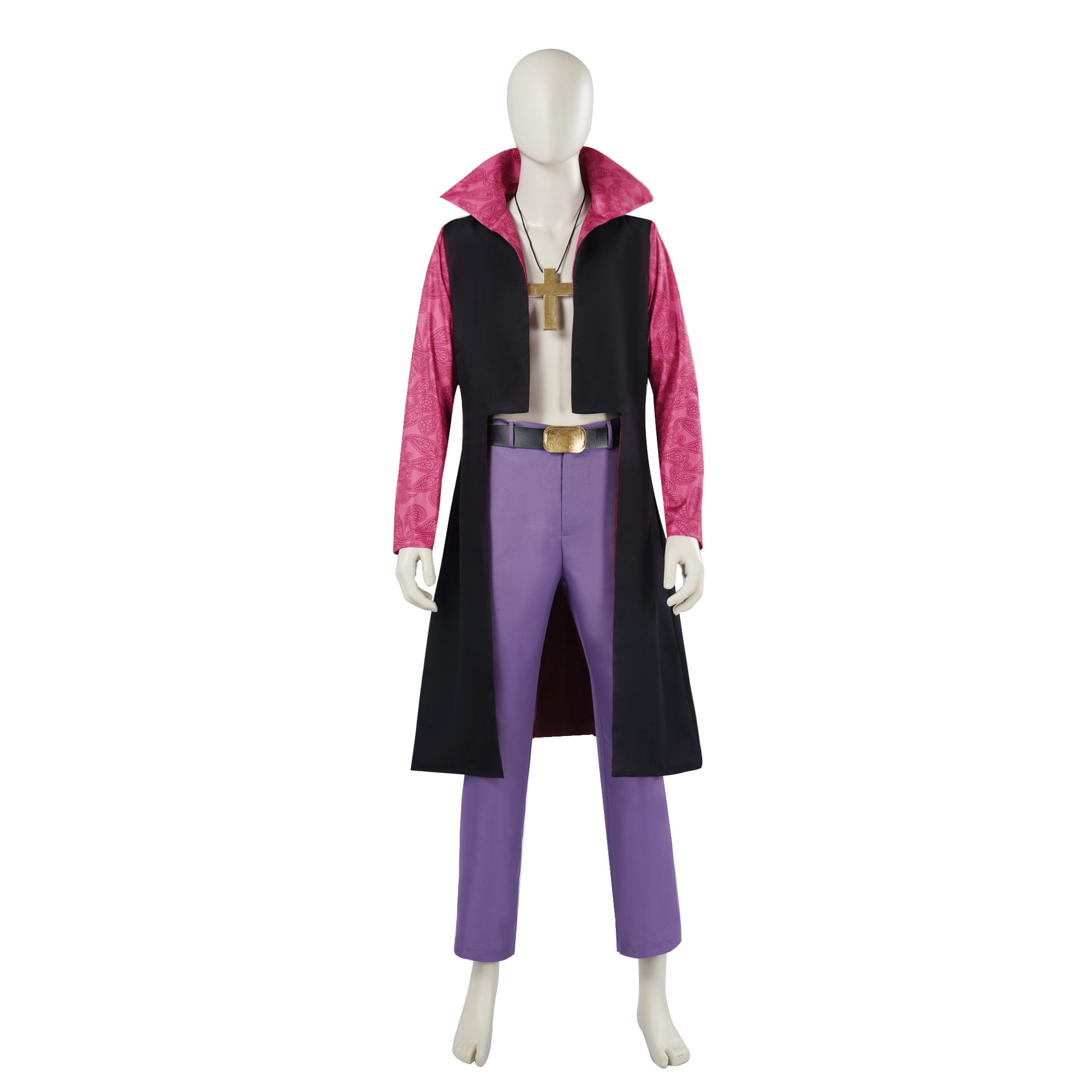海贼王鹰眼米霍克cos服香克斯立领战袍cosplay角色扮演动漫套装