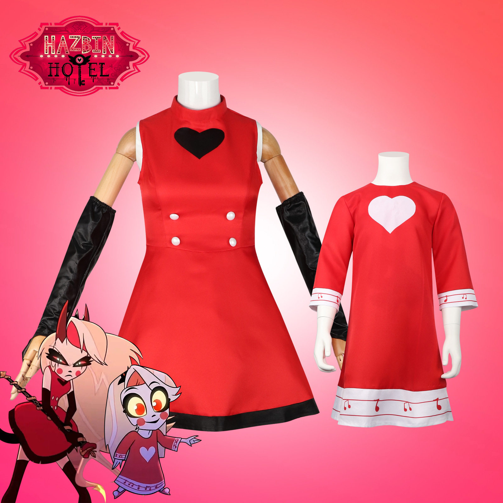 地狱客栈同款Cos服HazbinHotel美剧夏莉艾米丽Cosplay动漫服装