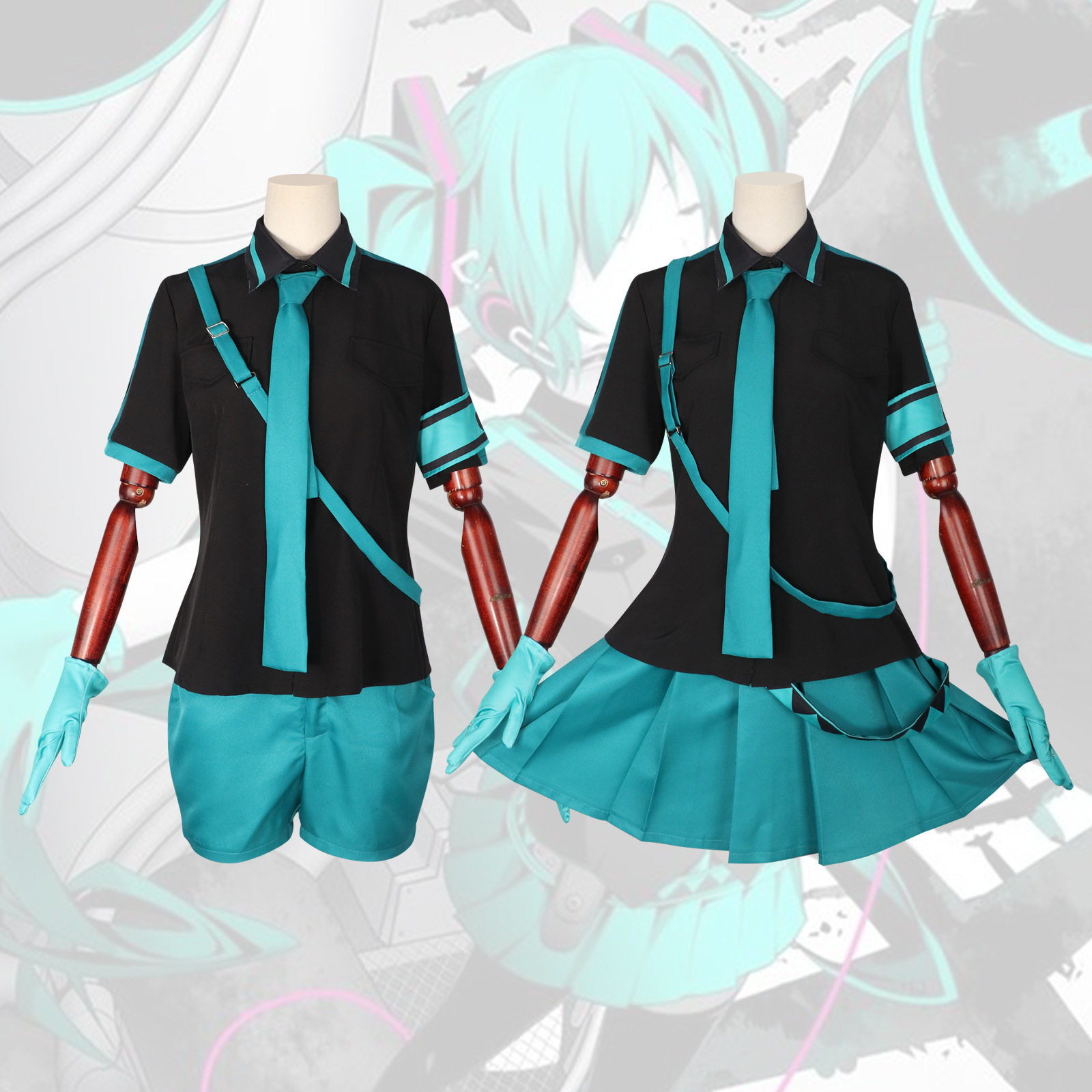 初因未来舞台公主绿色初恋爱战争cos恋爱战争服装cosplay服女
