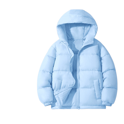 拉夏贝尔联名男童羽绒服冬季2025新款儿童外套轻薄款女童冬装上衣