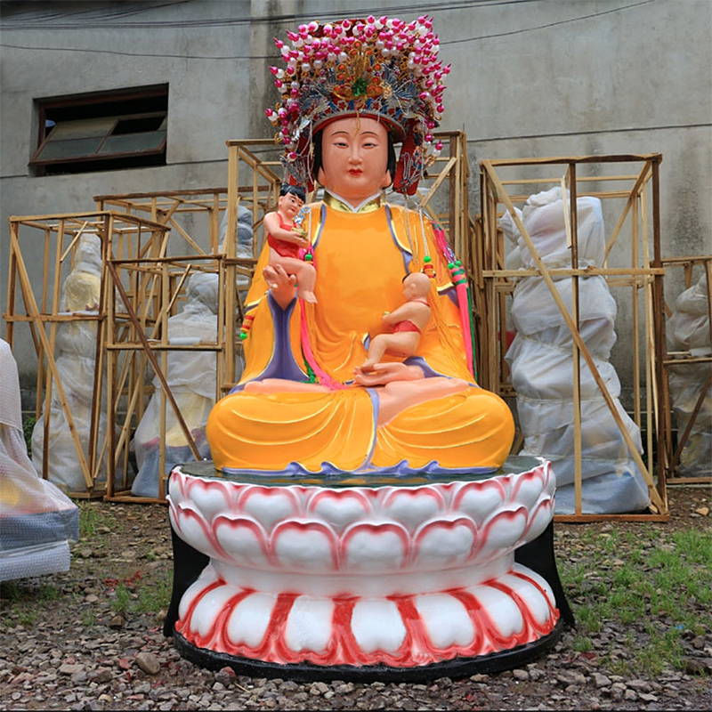 速发送子娘娘神像供奉树脂像璃钢大佛像陈姑靖玻求得子嗣注生娘娘