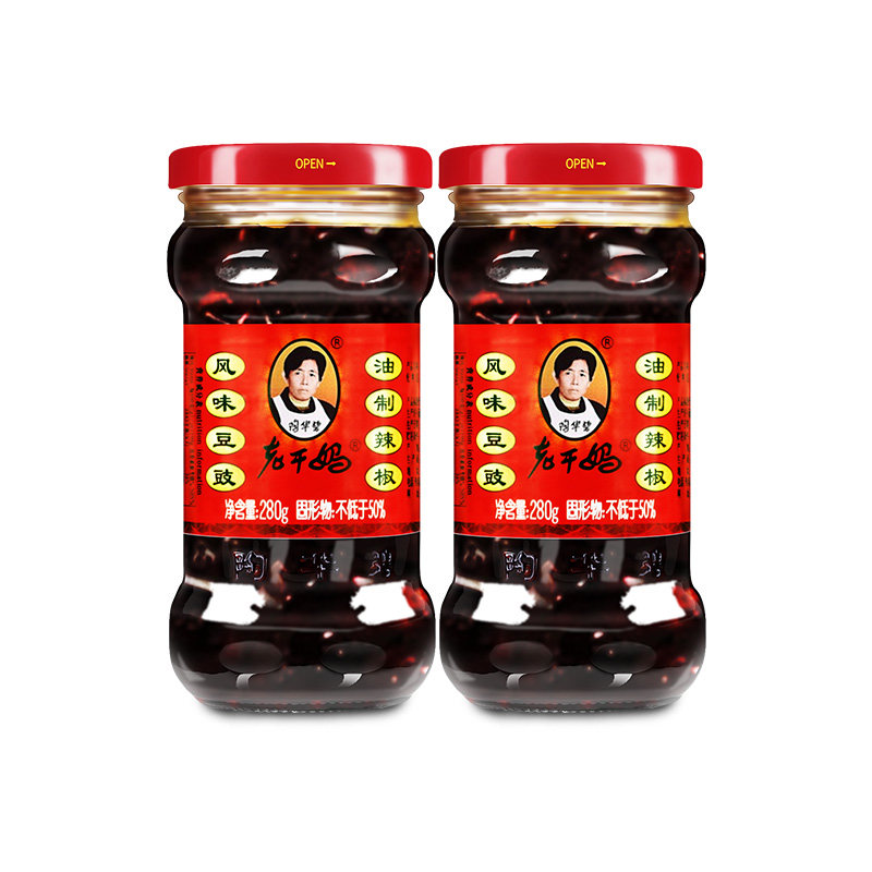 辣子鸡拌面老干妈风味豆豉辣椒酱风味辣子鸡油辣椒陶华碧贵州特产