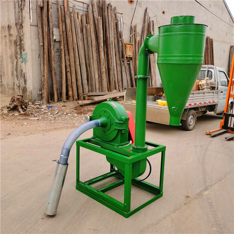 新品玉米自吸式粉碎机 齿爪式自动上料粉碎机 无尘粮食粉碎机