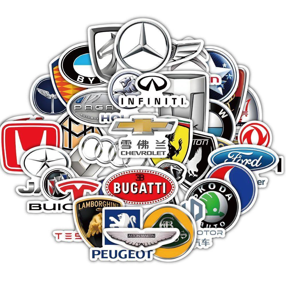 汽车车标贴纸装饰diy墙面高级潮流冰箱笔记本桌面手机diy防水贴