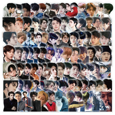 258张吴世勋EXO防水贴纸
