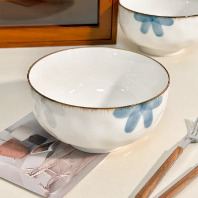 日式陶瓷面碗家用6英寸碗大容量汤面碗泡面碗盛汤碗餐具2025新款