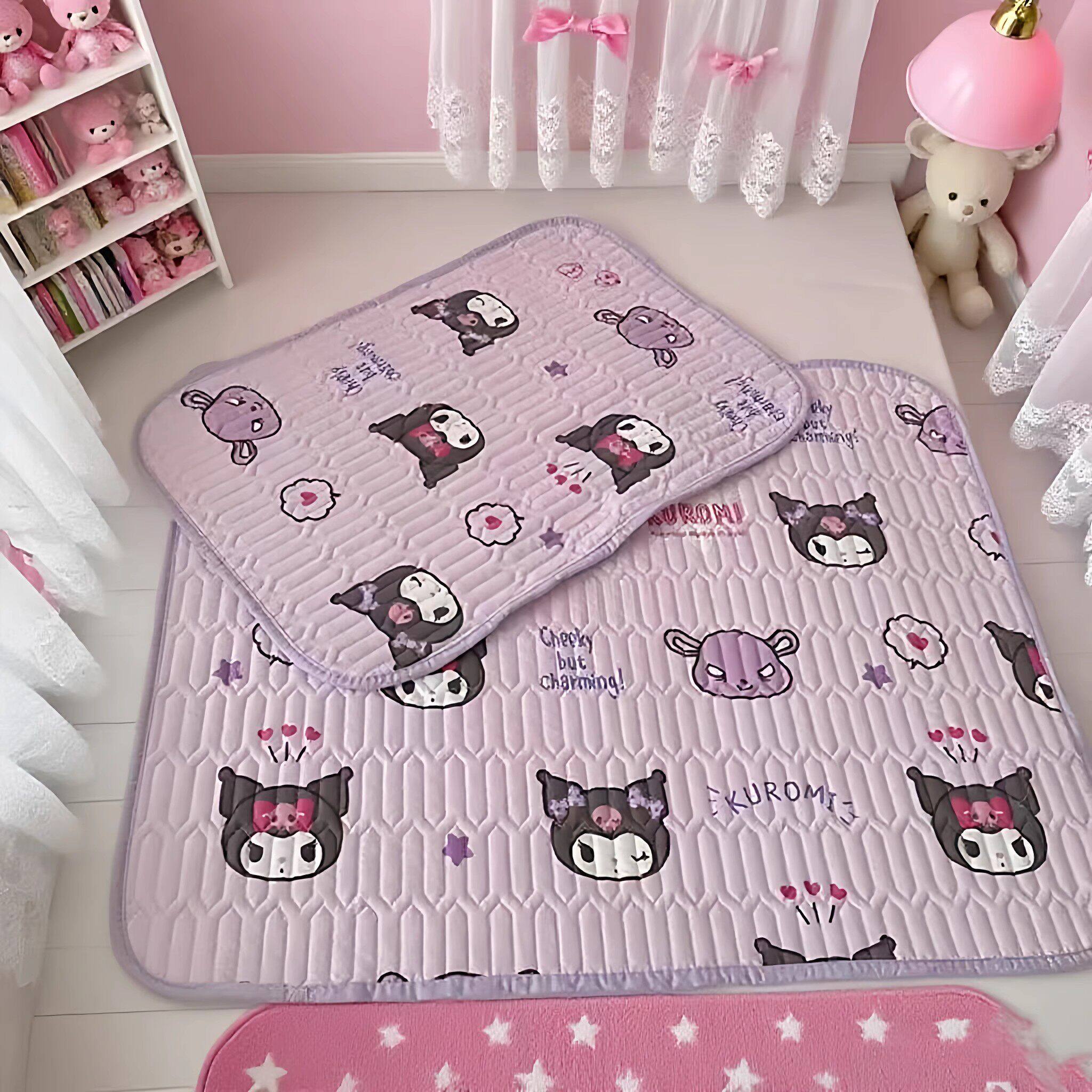 【姨妈期睡觉好物】库洛米生理期姨妈垫女生宿舍防滑亲肤隔尿薄垫