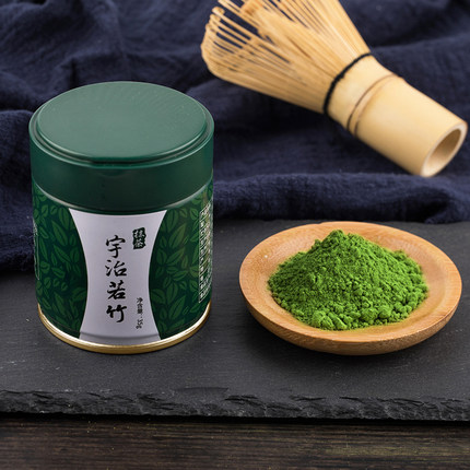五十铃抹茶蛋糕宇治抹茶粉五十铃35g罐装若竹日本式食用烘