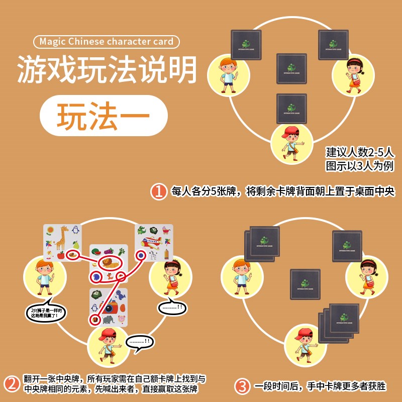 速发疯狂对对对碰卡片益智思维训练玩具亲子互动桌游专注儿童心萌