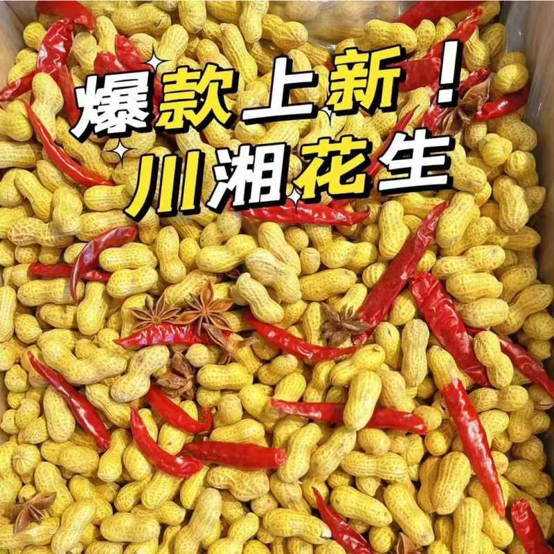 微辣花生【新品上市】怪味花生带壳熟花生重庆风味鲜香微辣多味花