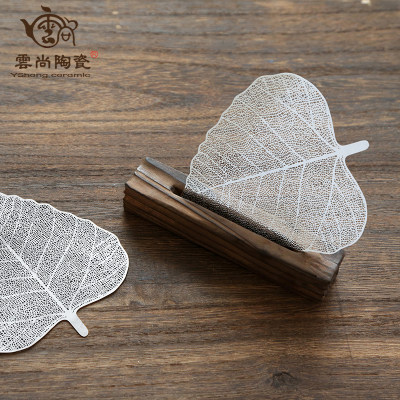 速发功夫茶具茶道配件不锈钢茶滤菩提叶漏斗茶滤器创意茶杯茶叶茶