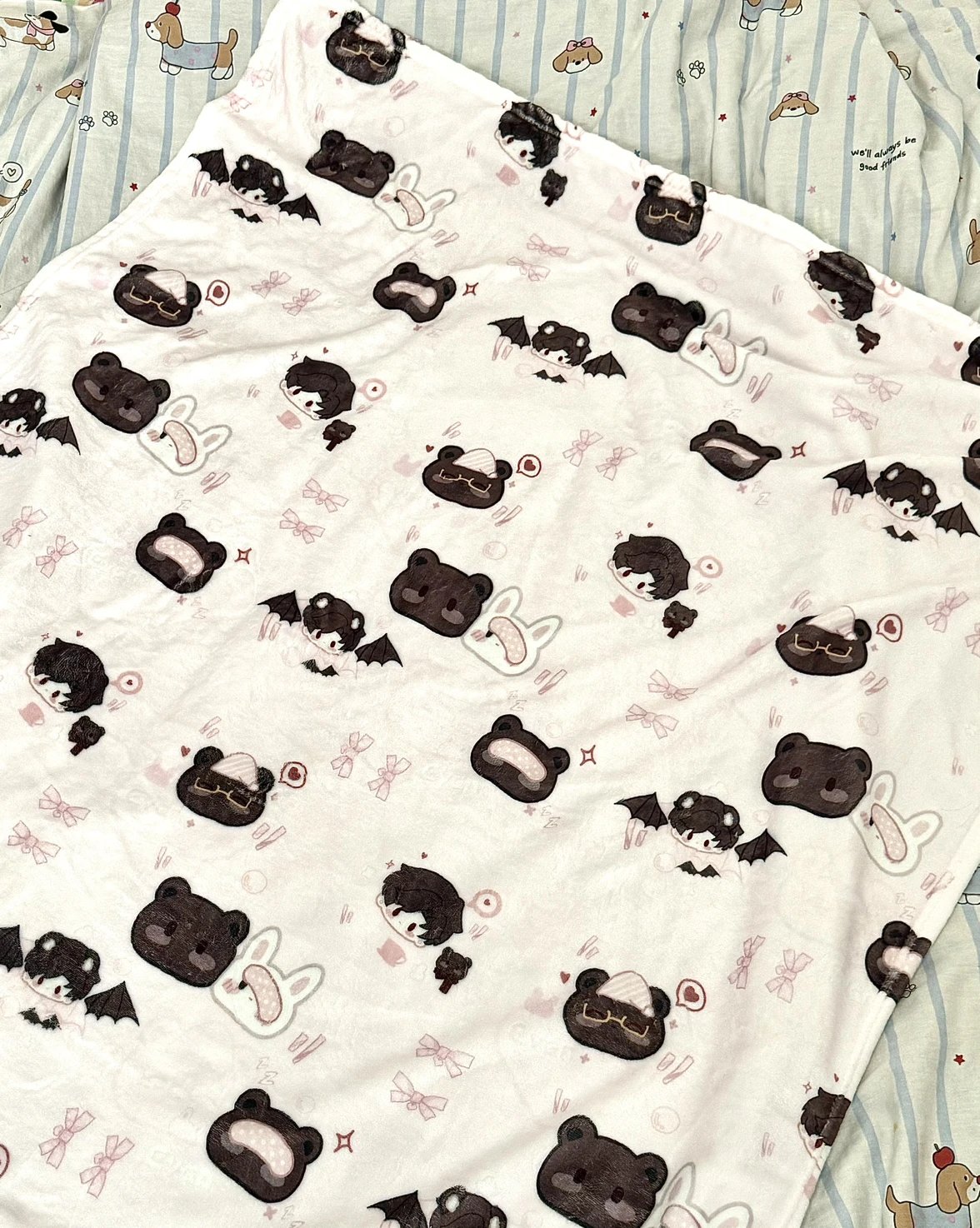 可爱陆沉毛毯少女心宿舍空调午休毯子生日礼物毯二次元周边毯子