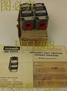 原装供应RBDENISON SGO-8022 磁力操作限位开关 6/60VDC，100W.RE