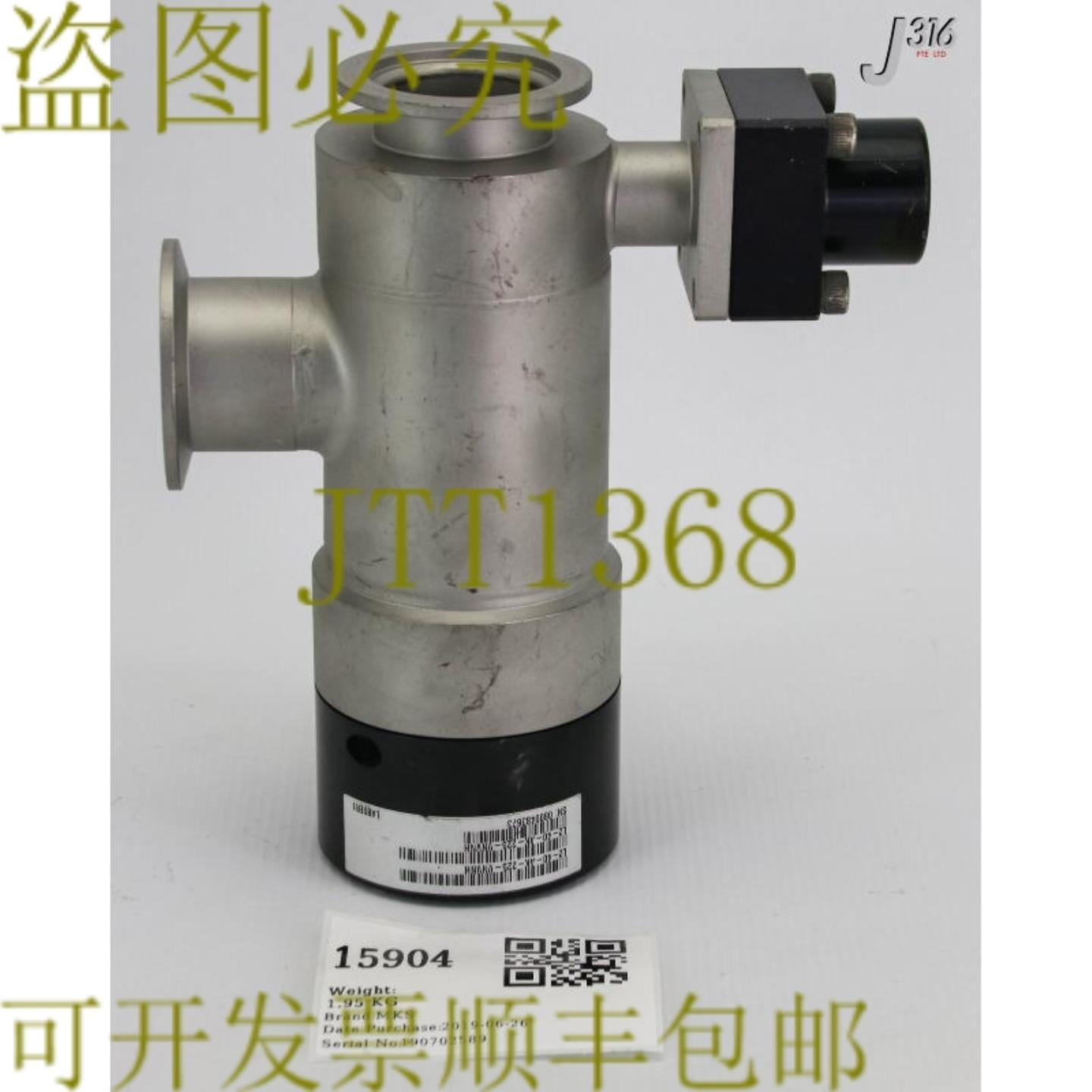 供应15904 MKS HV PNEUMATIC VACUUM ANGLED 气门 法兰 KF40