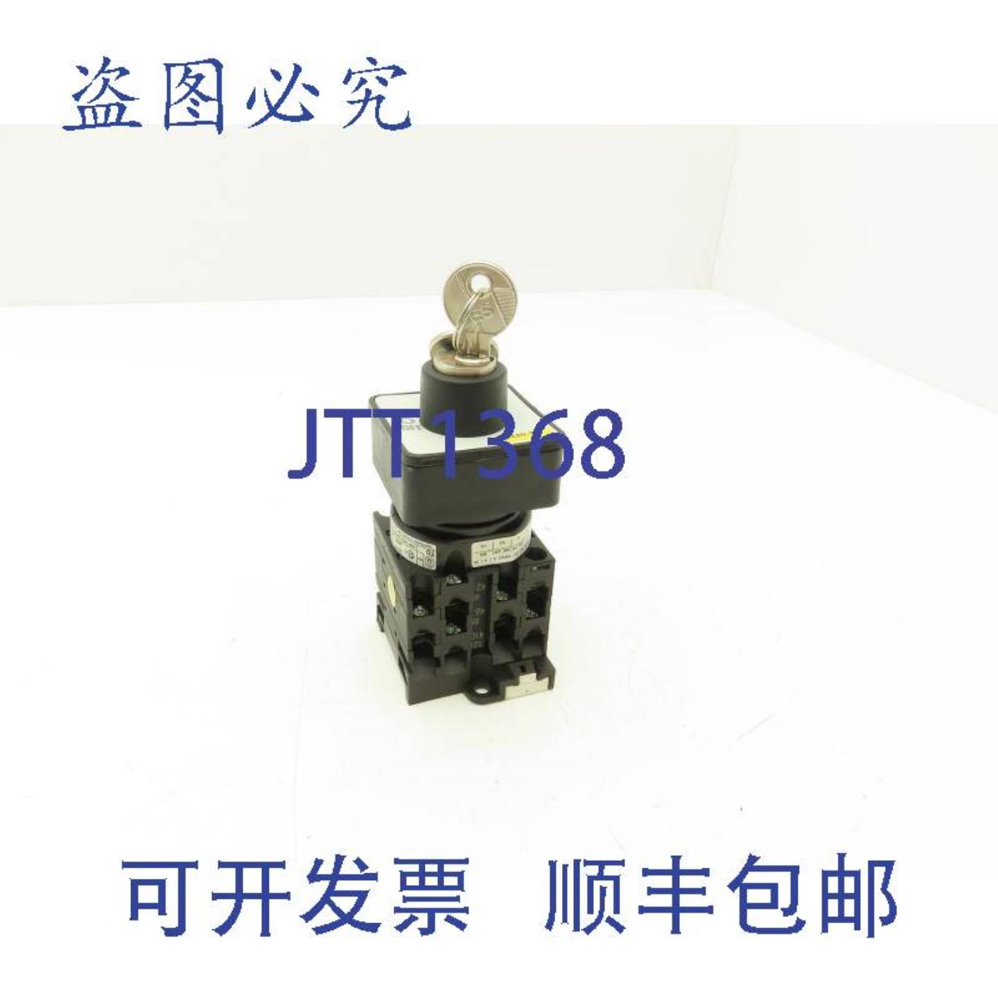 供应MoellerT0-3-71374GB钥匙开关手动控制器3PH2Pos16A600VAC10