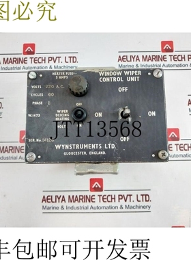 原装供应WYNSTRUMENTS 220 AC 雨刮器控制装置