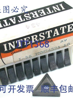 原装供应10 件装州际公路 TNMG-432A I-55 双面三角车削硬质合金B