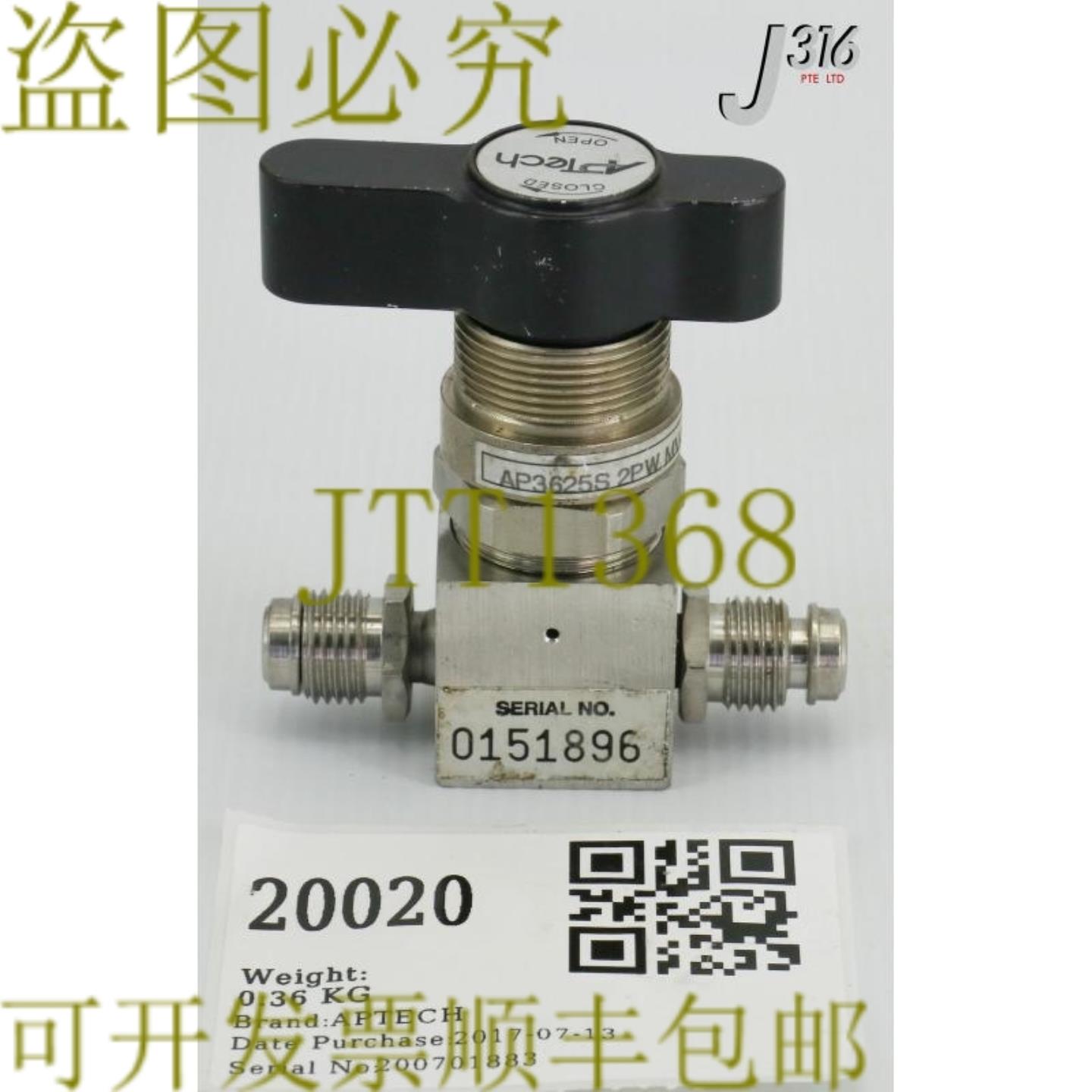 供应20020 APTECH 手动调节气门3000 PSI AP3625S 2PW MV4 M