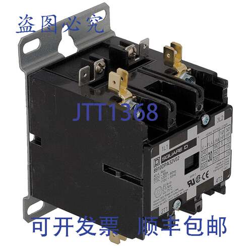 原装供应Square D 8910DPA32V02 120V 30A 2极电磁接触器
