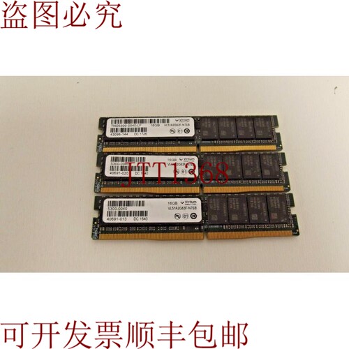原装供应3 块 Virtium Miniudimm VL51A2G63F-N7SB 16GB 2Gx72 DD