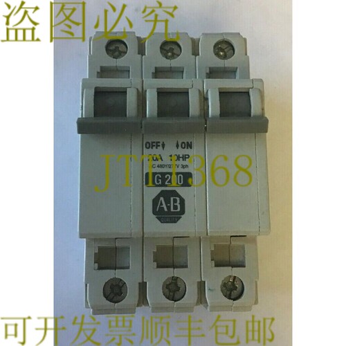 原装供应AB 1492-CB3 手动电机控制器 SER C 20A 10 480Y/277VAC