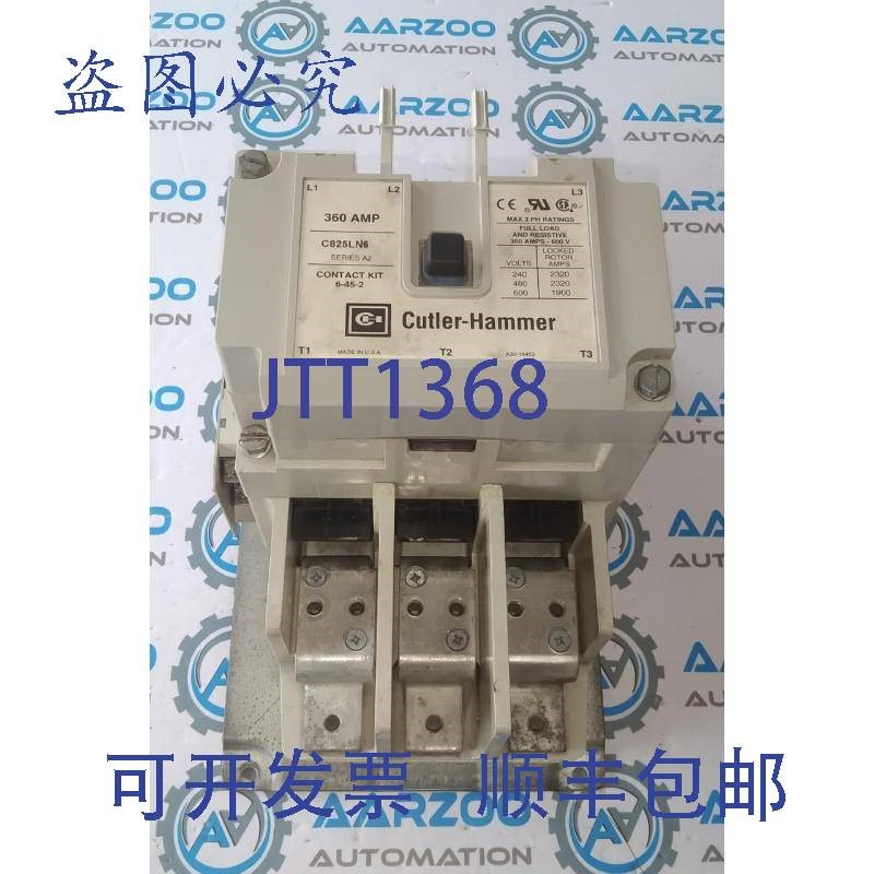 原装供应Cutler Hammer C825LN6 接触器 360 安培 3 相 110/120