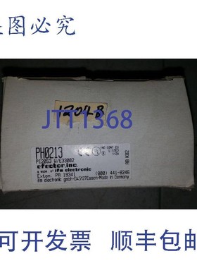原装供应NIB IFM EFECTOR PH0213 1450PSI 高温压力传感器 PI2093