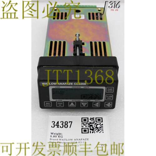 供应34387 洛分析温度控制器208-C10000CA零件CLS208