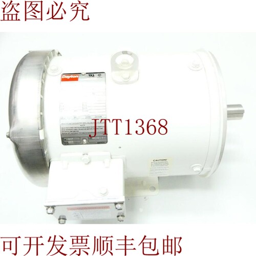 原装供应代顿1TRY4洗脸电机184tc 3ph 5hp 1750rpm 208-230/460v-