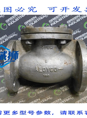 原装供应 2 个 ALOYCO 9840 旋启式止回阀体，150 级 CF8M