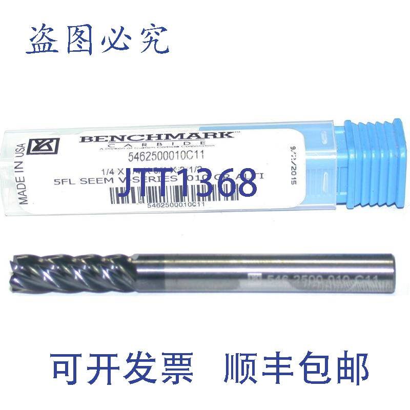 原装供应Benchmark 5462500010C11 1/4英寸 5刃硬质合金 .010CR T
