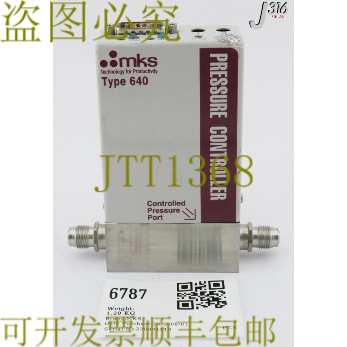 供应6787 MKS MFC 压力控制器 型号 640A12TW1VA2V