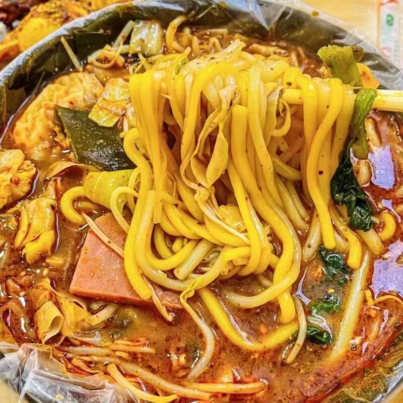 东北老式黏糊麻辣烫袋装麻酱浓汤玉米面速食非过桥米线砂锅土豆粉