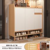 实木鞋 架 室内收纳柜玄关柜入户简易多层鞋 柜家用门口新款 2025爆款