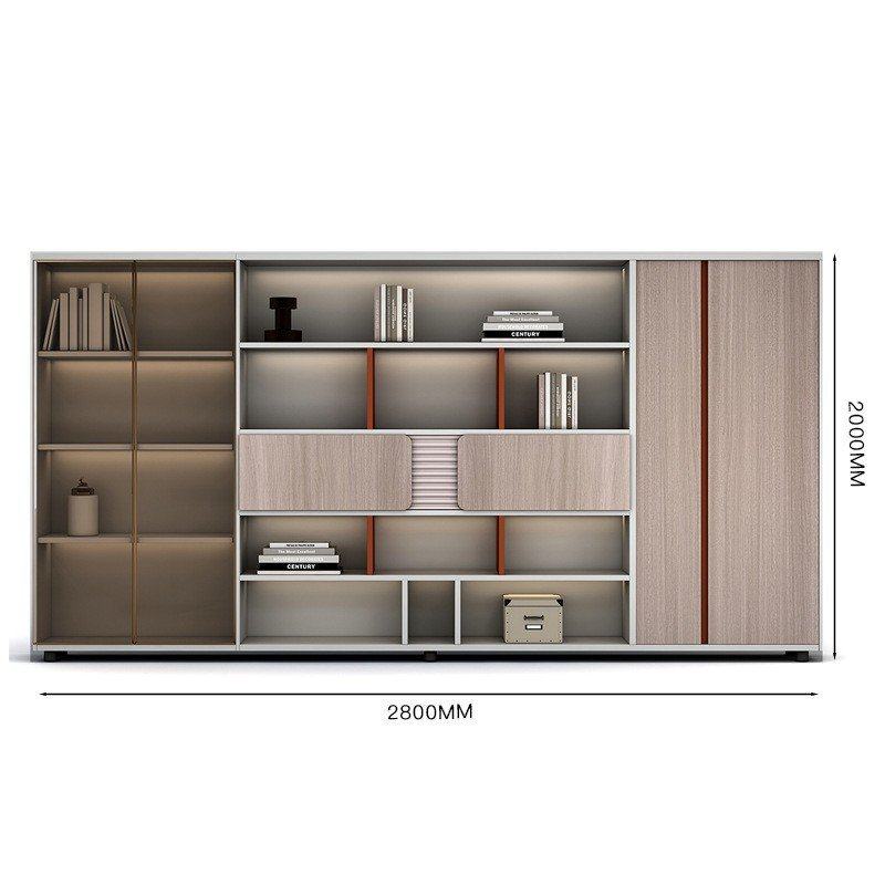 老板办公室轻奢木质书柜档案资料柜经理室文件柜储藏书柜支持定制,住宅家具,单个书柜,淘宝优惠券,粉丝福利购,淘宝优惠卷