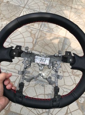 手缝方向盘套适用丰田普锐斯ToyotaPrius2014AQUA超纤皮专车专用