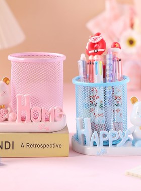 速发可爱摆件励志牌面励孩子的自律笔筒学生书桌鼓男孩礼物品