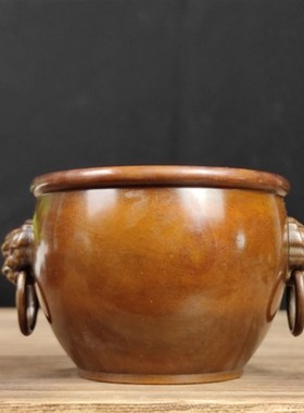 速发聚宝盆摆件招财办铜店铺开业礼品客厅玄关纯公室聚财位宫财故