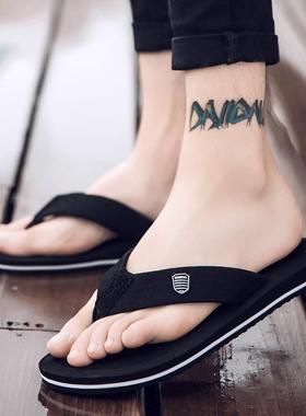 速发人拖字男防滑耐磨夏士男季拖鞋大码夹趾凉拖鞋外穿夹脚沙滩鞋