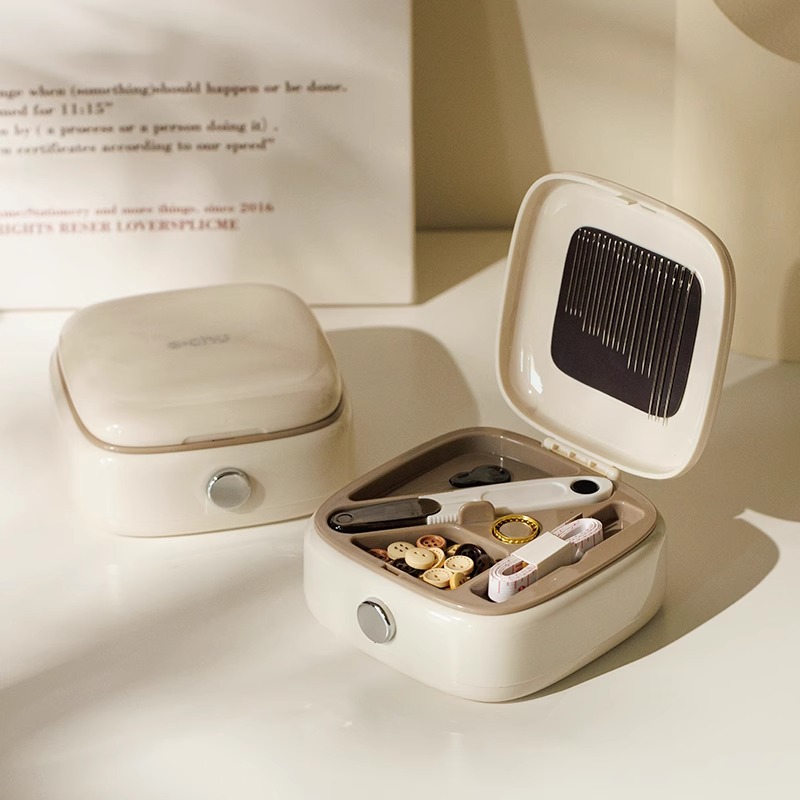 速发新款磁吸针线盒家用高质量便补宿舍家庭高端缝迷实用套装收纳